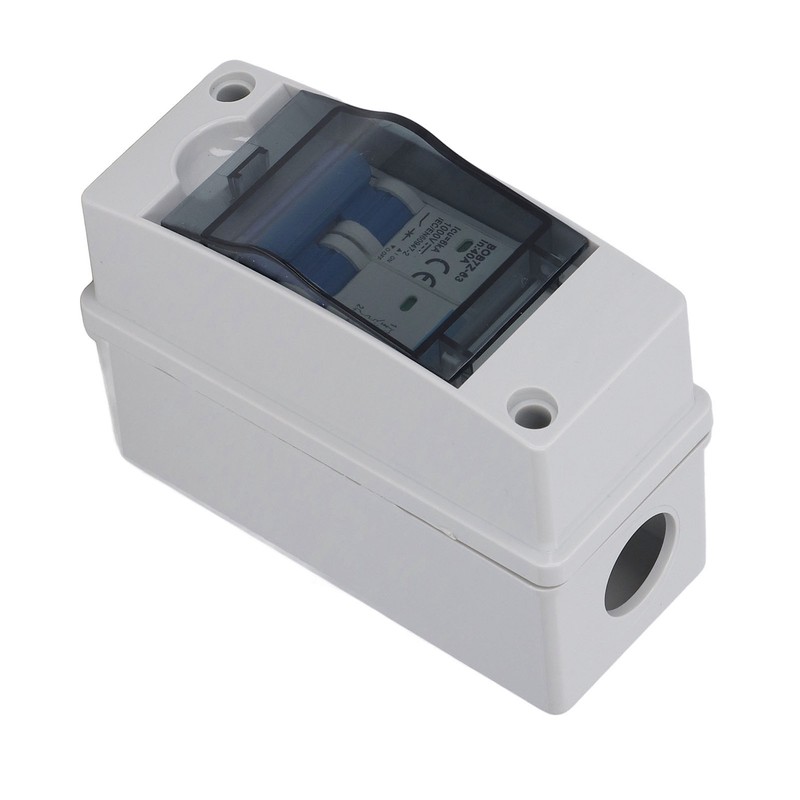 DC Disconnect Switch 40A Protective Transparent Cover Miniature Circuit Breaker