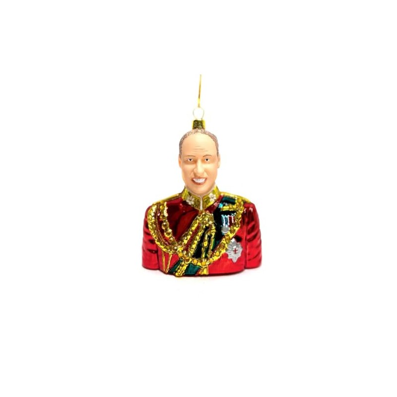 Cody Foster Prince William Ornament 4.75" H GL-246