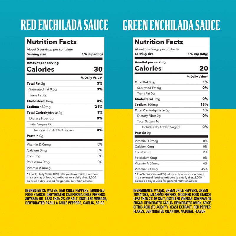 LA VICTORIA Enchilada Sauce Variety Pack, Green Enchilada Sauce, Red