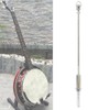 Banjo Pole Upright Silver Adjustable Portable Stand Musical Instrument Accessories