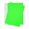 25 Labels in Neon Green, DIN A4 Large, Neon Paper