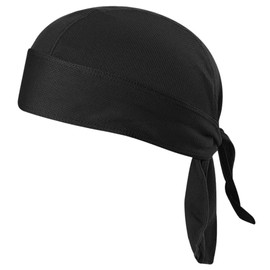 EVD-X Durag Gorro para Ciclismo y Motocicleta, Diadema Deportiva Ajustable, Gorro de Pirata, Bandana para Casco, Correr, Bicicleta, Protección UV (X-5590)