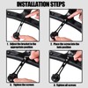 Wenbones Integrated Bicycle Computer Mount, Aluminium Alloy Bike Mount Out