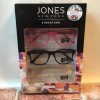 JONES NEW YORK 3-PACK +1.50 Reading Glasses Readers BLACK PINKLIME