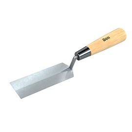 Bon 70-152 Margin Trowel for Brick, Block and Stone Masonry - Stainless Steel 5-inch X 1 1/2-inch Wood Handle