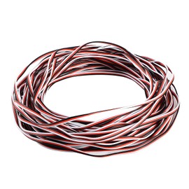 YXQ 22AWG Servo Cable 50 feet 3-pin Line for Futaba JR RC Servo Hobby Model Aircraft Model Wiring 60 corex0.08mm