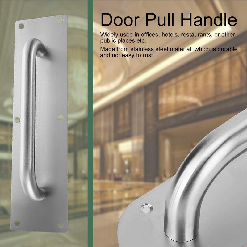 TOPINCN Door Handle Stainless Steel Pull and Push Plate Door