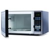 Commercial Chef Countertop Microwave, 1.1 Cubic Feet, Black With Stainless