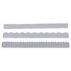 3pcs DIY Making Ruler Die Cut Ruler Jagged Deckle Edge