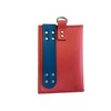 [TARUUUU] Genuine Leather Handicap Handbook Cover [L Size] (Red) /