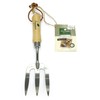 Greenman Light Weight Weeding Fork Stainless Steel Ash Handled 5