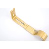 Ycolnaefllr Set of 3 Golden Adjustable Curtain Rod Brackets Rod