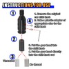 LAINLOY Universal Shift Knob Adapter, M12x1.25 Aluminum Car Gear Shift