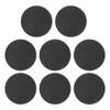 uxcell 12Pcs Door Stopper Wall Protector, 30mm/1" Black Self Adhesive