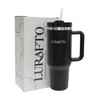 LURAFTO 40oz Stainless Steel Tumbler with Lid and Straw |