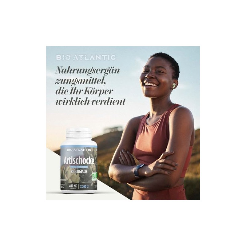 Bio Atlantic Bio Artischocke 400 mg - 400 Tabletten