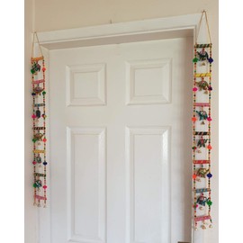 Estationeryhouse INDIAN HANGING ELEPHANTS 2 pcs Decoration Wall Door Window Hanging Tota Bells Chimes Mobiles Wind Chimes String Decorations