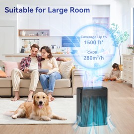 P280 P260 Air Purifier Replacement Filter,Only Compatible with TPLMB/YARIKI P280 and AIUZLK P260 Air Purifies for Home,Washable Pre-Filter,H13 HEPA,Activated Carbon,P280-WRF (2 Pack)