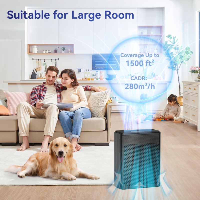 P280 P260 Air Purifier Replacement Filter,Only Compatible with TPLMB/YARIKI P280