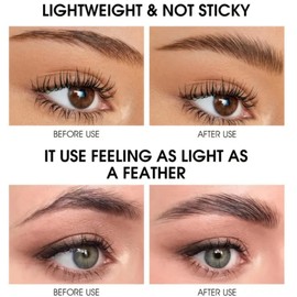 Eyebrows Styling Spiking Glue,Eyebrow Gel Clear,Brows & Edges 2 in 1 Eyebrow Gel,Clear Eyebrow Setting Gel,Long-Lasting Brow Gel for Styling and Sculpting,Eyebrow Shaping Gel,Eye Brow Tint Kits
