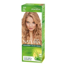 Naturia Permanent Hair Dye Cream - All the Good of Milk Proteins & Peach Extract - Premium Quality Hair Colour - Cream Hair Colour - Long Lasting Hair Colour - Beige Blonde - 100 g