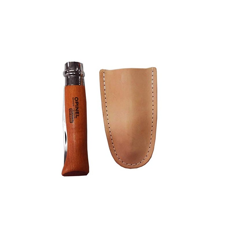 Top Grain Leather Knife Sheath for Wooden French #9, #10