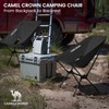 CAMEL CROWN Portable Camping Chair Folding Compact Lawn Lightweight Backpacking