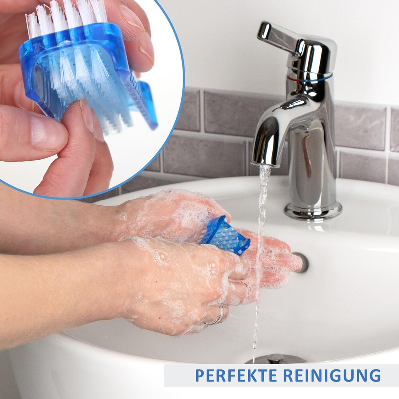 Robin Goods® 3 x Hand Wash Brush - Plastic Nail