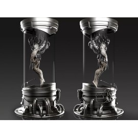 Weapon X statue figure diorama STL file for 3d printing