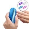 HAIKING Nail Cleaning Scrubbing Brush, 4 Pcs Double Sided Fingernail