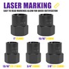 5PCS Bolt Extractor Kit Heavy Duty, 1/2" Drive Impact Lug