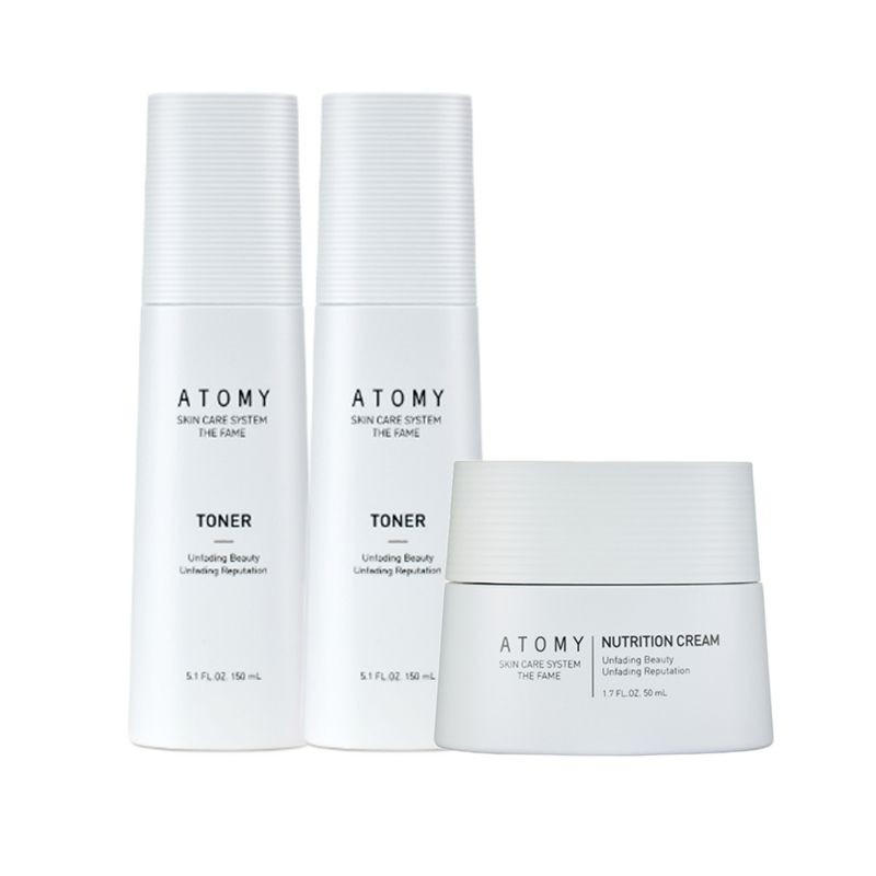 Atomy The Fame Toner 2pcs + Cream / 애터미 더페임