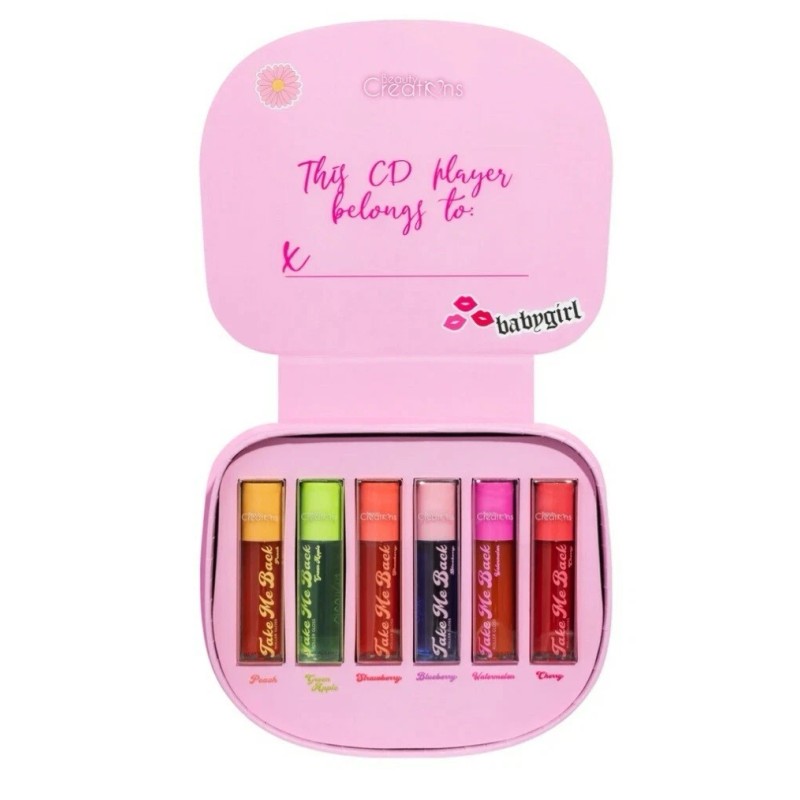 Beauty Creations Take Me Back Roller NEW Lipgloss Set 6