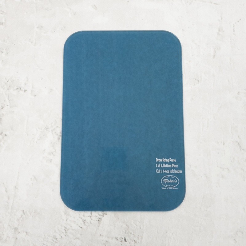 Maker's Leather Supply Acrylic Drawstring Bag Template Set