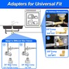 Dishwasher Installation Kit - 6 FT Stainless Steel Dishwasher Hose