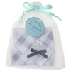 Coolia Towel Handkerchief Initial Towel with Ribbon S 93173
