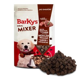 BARKYS Mixers 1 Kg/Trocitos de Carne para Mezclar con croquetas