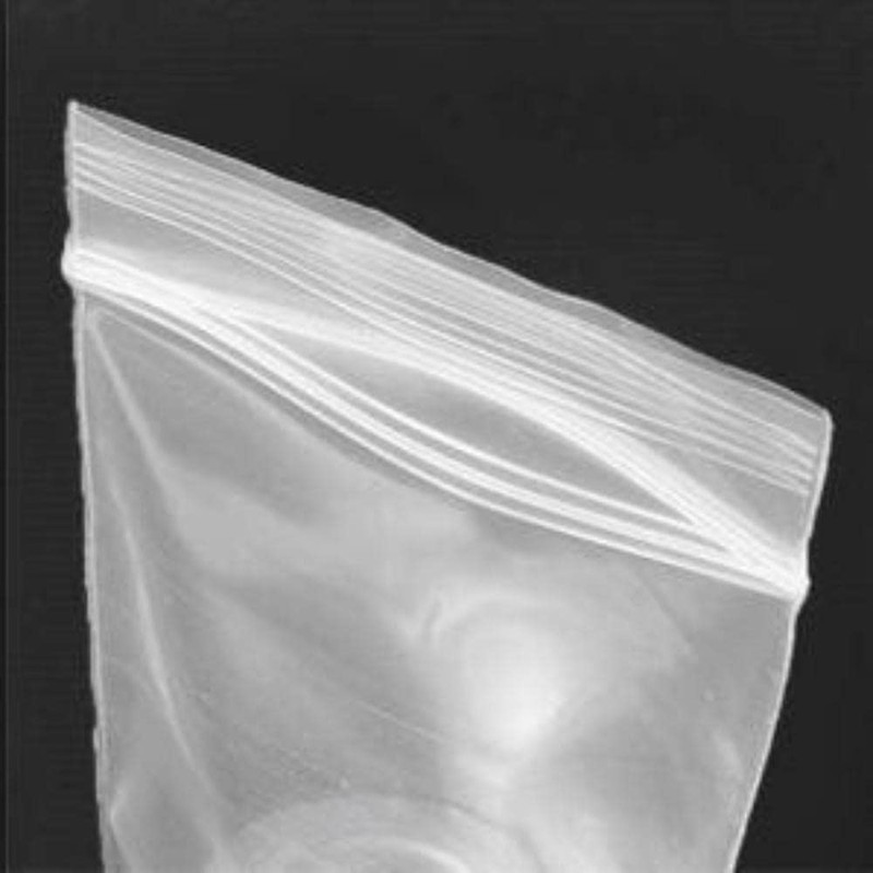 Secure Seal 8x10 Inch Reclosable Clear Zipper 2 Mil Plastic
