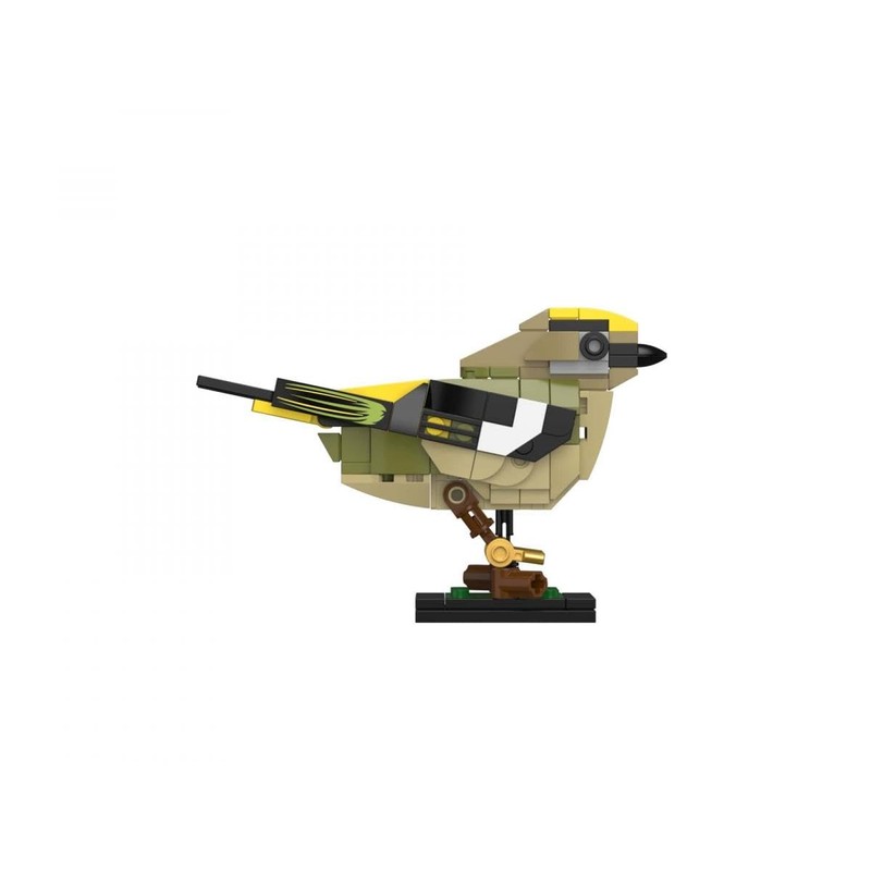 BlueBrixx Pro 108366 Winter Gold Chicken Made of Clamping Blocks