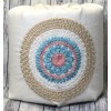 BeachcraftersEMB Round Motif Pattern Embroidered Decorative Toilet Paper Wrap -