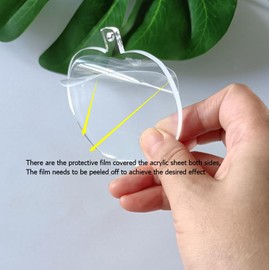 Decoración de calabaza acrílica de Acción de Gracias, 15 llaveros de calabaza, decoración de otoño, en blanco sin terminar (3 pulgadas)