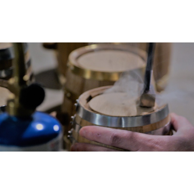 American Oak Barrel - Galvanized Steel Hoops - 5 liters