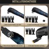 MaxAwe 31 PCS Multitool Bla-des, Titanium Oscillating Saw Bla-des Set