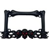 Heavy-Duty Skull Motorcycle License Plate Frame – Fits 7 x