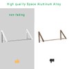 Anjuer Laundry Room Drying Rack Wall Mounted Clothes Hanger Folding