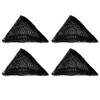 4 Pieces Triangle Hair Net for Rollers, Women Hair Net