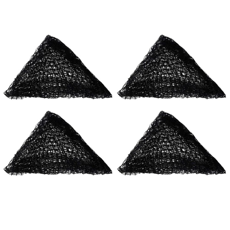 4 Pieces Triangle Hair Net for Rollers, Women Hair Net