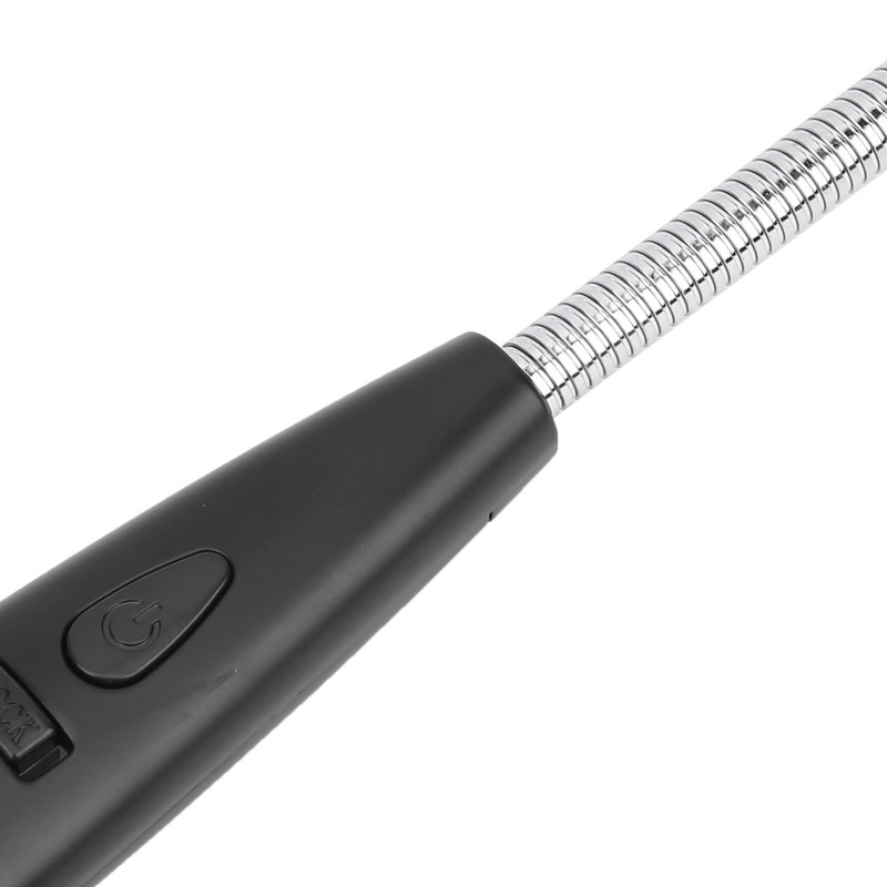 Power Display Pulse Lighter Metal Hose USB Charging Electric Lighter