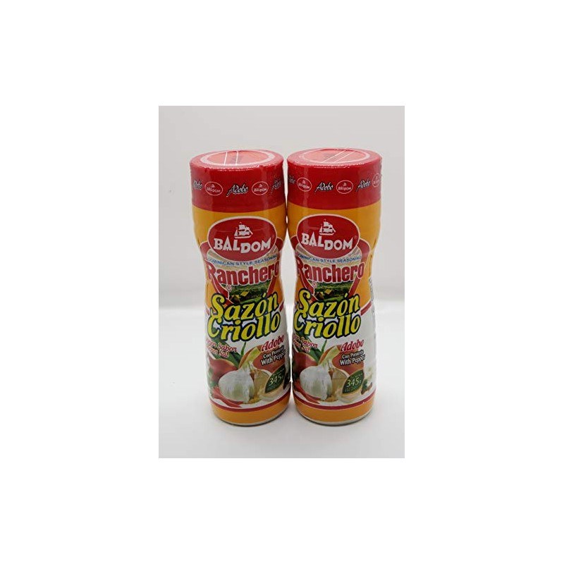 Baldom Ranchero Sazon Criollo With Pepper 12.2 oz (Pack of