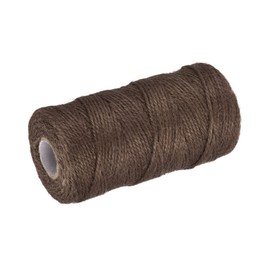 MECCANIXITY 328 Feet Garden Twine, 2mm Craft Jute Twine String Jute for Artwork, DIY Crafts, Gift Wrapping, Brown